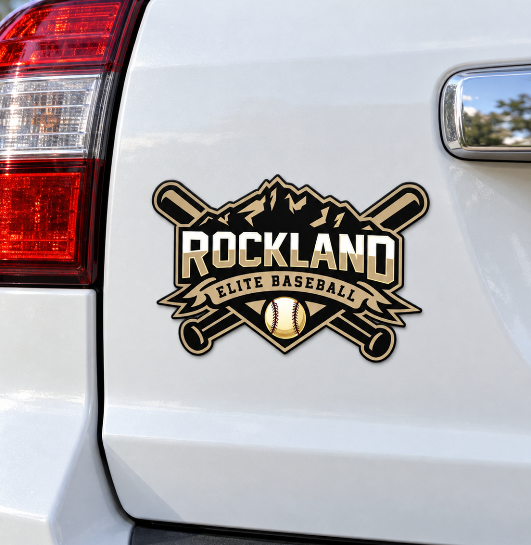 Rockland Elite Baseball Vehicle Magnet