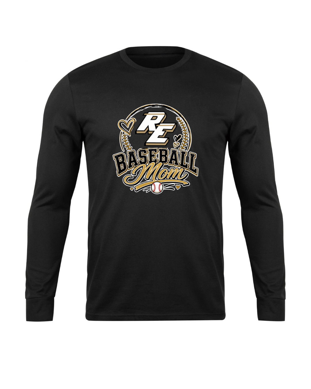 Baseball Mom RE Long Sleeve Tee