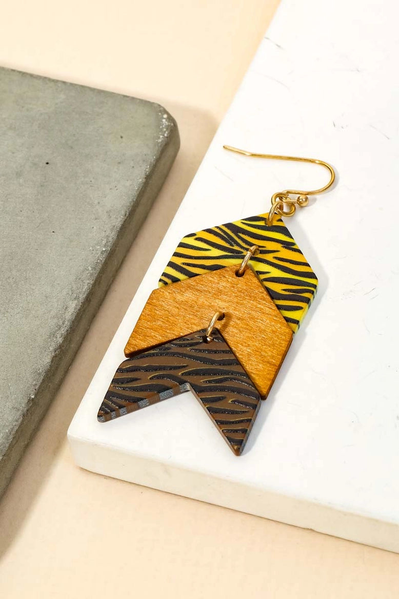 Animal Print Earrings